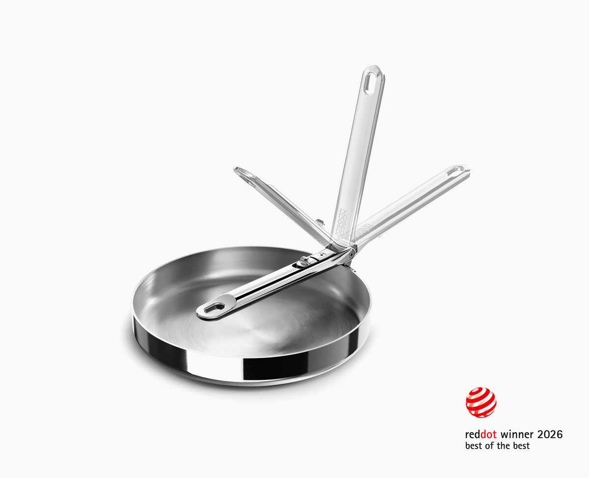Space Steel Folding Handle 24cm Frying Pan