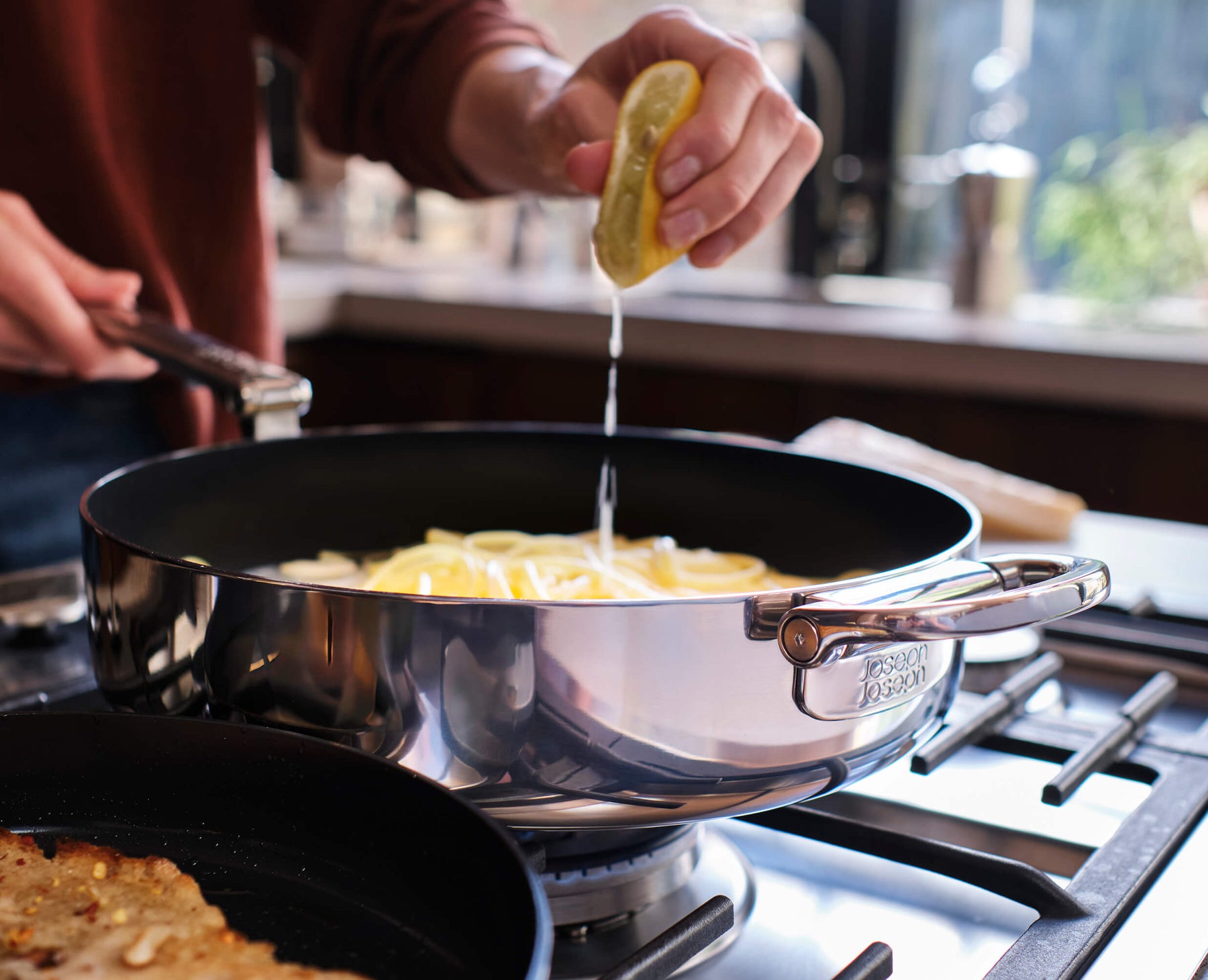 Space Steel Folding Handle Non-Stick 28cm Frying Pan