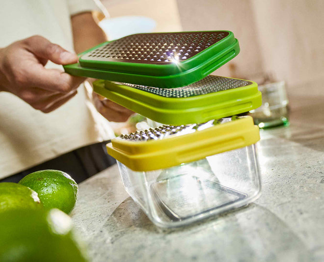 Multi-Grate &amp; Store™ 3-in-1 Grater Set with Storage Container