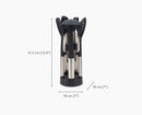 Elevate™ Fusion 5-piece Utensil Set with Compact Stand - 10568 - Image 9