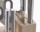 Elevate™ Fusion 5-piece Knife &amp; Scissor Set with Beechwood Block - 10577 - Image 7