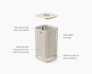 Tota One 60L Ecru Laundry Separation Basket