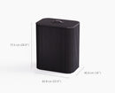 Tota Luxe 90L Black Laundry Separation Basket