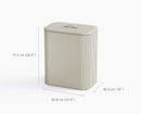 Tota Luxe 90L Ecru Laundry Separation Basket