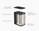Tota Trio Luxe 90L Black Laundry Separation Basket