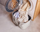 Hold-All™ Ecru Collapsible 35L Laundry Basket