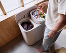 Tota 2 Twin 90L Pale Mushroom Laundry Separation Basket