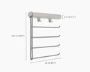Orderly™ Belt, Tie &amp; Scarf Hanging Rail - 55005 - DIMS