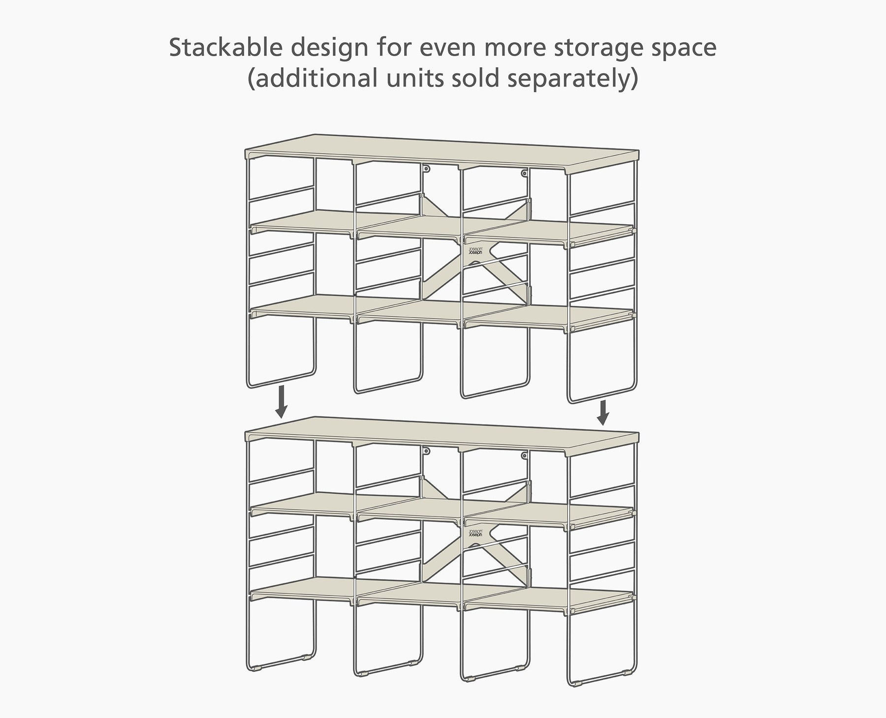 Level™ Plus Large Adjustable Shoe Rack - 55009 - Image 7