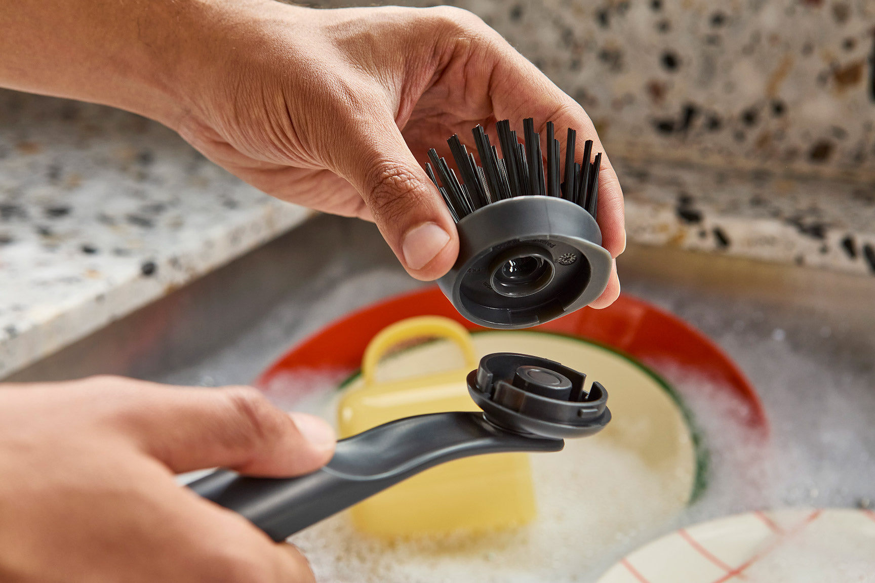 SinkTech™ 2-Piece Washing Up Brush Heads