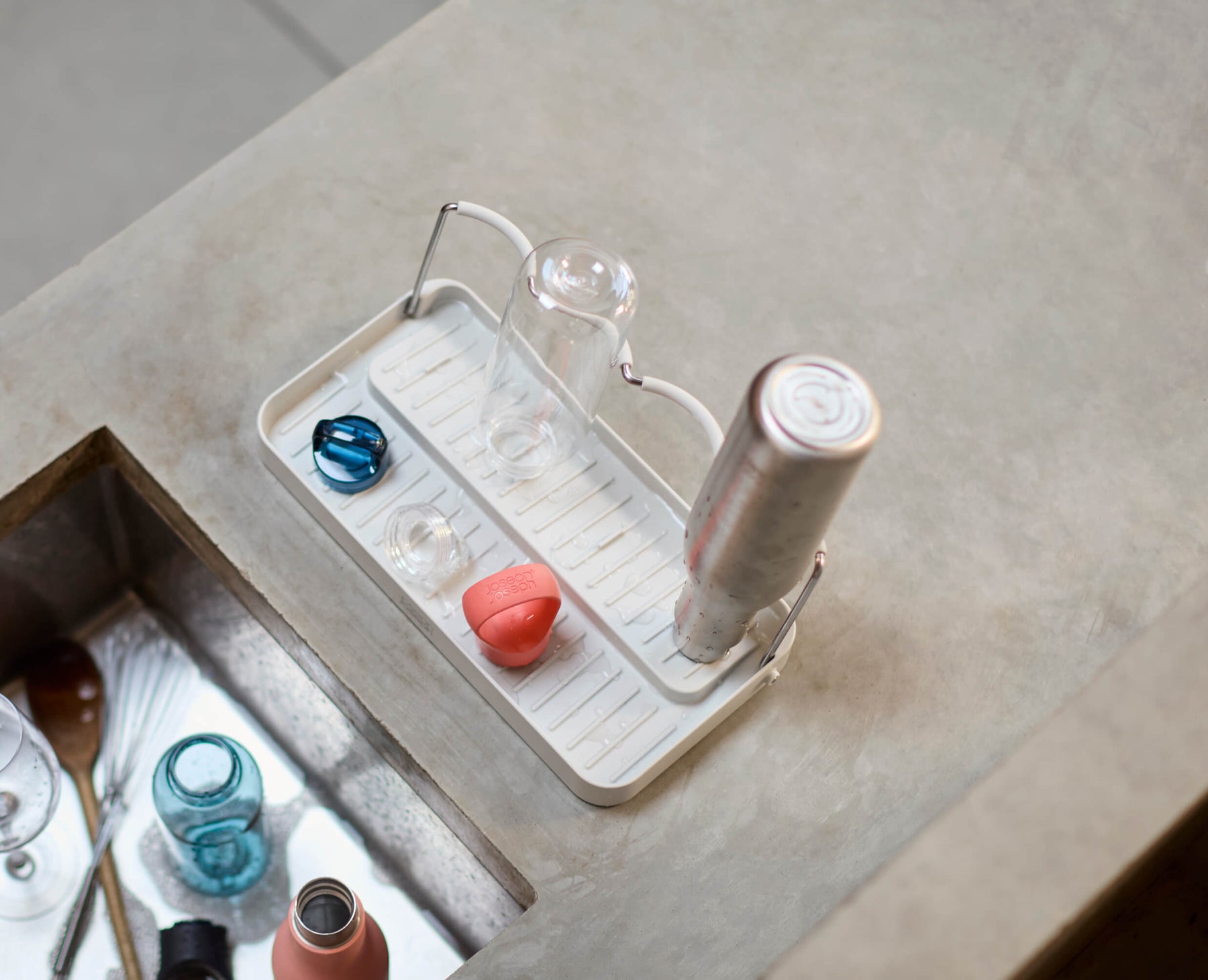 DrySmart™ Folding Bottle Drying Rack