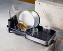 Extend™ Slim Steel Expandable Grey Dish Drainer
