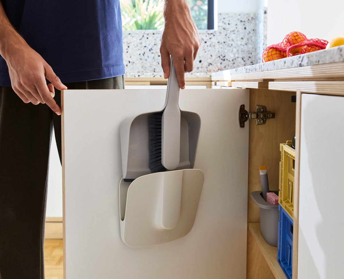 CleanTech™ Wall-mounted Broom, Dustpan &amp; Brush Set