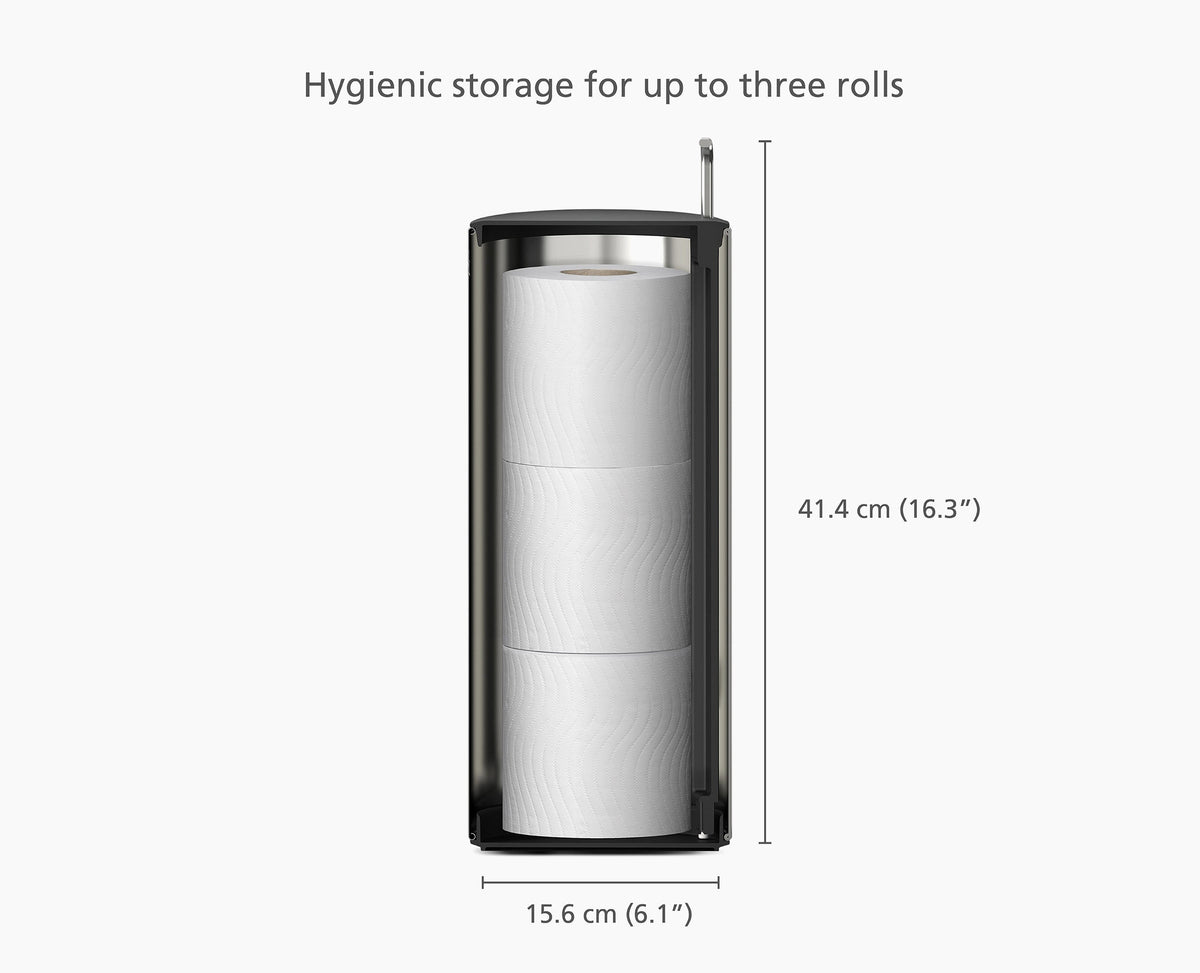 Easystore™ Luxe Concealed Toilet Roll Holder - 70593 - DIMS