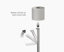 Easystore™ Luxe 2-in-1 Toilet Roll Stand - 70594 - INFO
