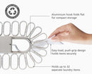 Petal™ 32-piece Quick-grip Ecru Drying Hanger - 50052 - Image 4