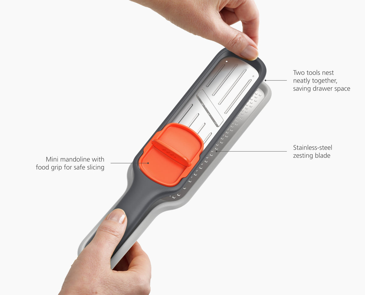 Nest™ Slice &amp; Zest 2-in-1 Grater and Mandolin Set