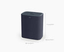 2-piece Black Tota 90L &amp; Hold-All Laundry Basket Set