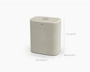 2-piece Ecru Tota 90L &amp; Hold-All Laundry Basket Set