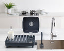 3-piece Grey Drainer, Washing-up Bowl &amp; Brush Set