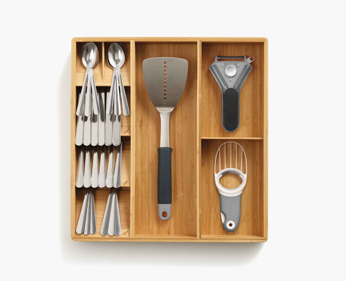 DrawerStore™ Bamboo Cutlery, Utensil &amp; Gadget Organiser - 85170 - Image 4
